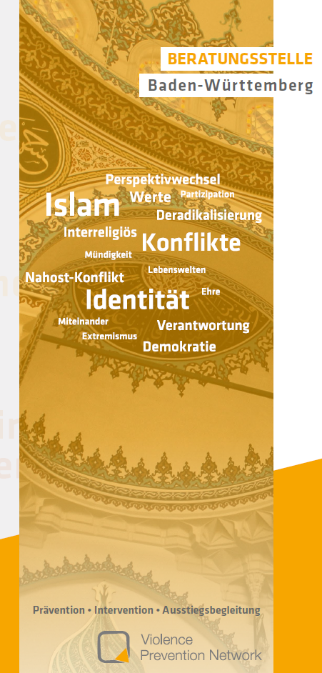 Flyer Beratungsstelle für religiöse Radikalisierung
